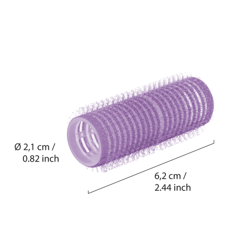 Parsa Super-Haftwickler Set, violet 2.10 cm, 15 Stk.