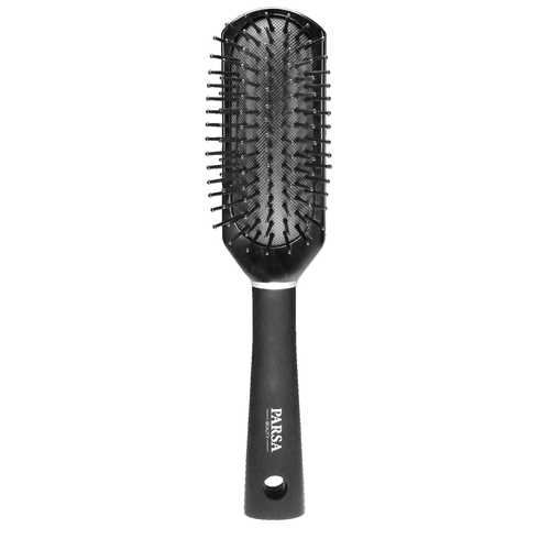 Parsa Trend Line Haarbrste Langschmal mit Kunststoffpins, schwarz