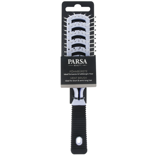 Parsa Essentials Haarbrste Luftschlitz mit Kunststoffpins, mehrfarbig