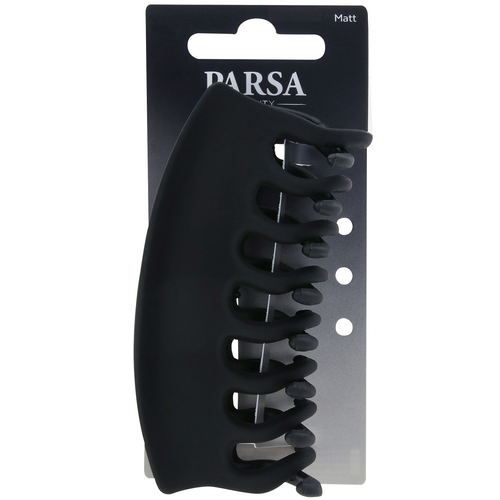 Parsa Haarklammer gross, matt, schwarz
