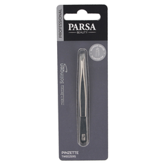 Parsa Profi Pinzette Solingen, schräg, silber