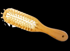 Herba.Haarbürste, Holzstiften, lang, Buche, FSC 100 %