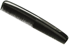 Herba.Frisierkamm, handgesägt, acetat, schwarz, 18 cm