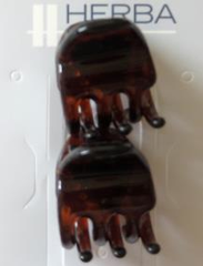 Herba Klammer, braun, 2 Stk., 2.2 cm