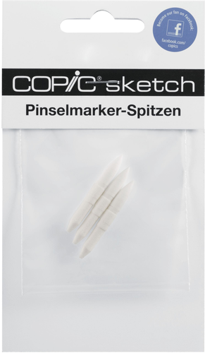 COPIC Ersatzspitze Sketch 21075SB Super Brush, 3 Stck