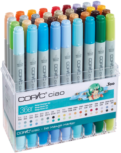 COPIC Marker Ciao 22075715 36er Set Manga