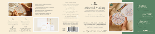 DMC Mindful Making Stick-Set Kreuzstich Mandala