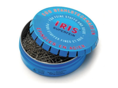 IRIS Stahlstecknadeln superfein 32 x 0.55 mm, Klick-Klack...