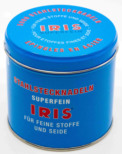 IRIS Stahlstecknadeln superfein 32 x 0.55 mm, Dose 5000 Stck, 340 g