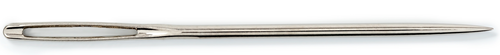 Prym Sticknadeln mit Spitze Nr. 18, silber 1.20 x 50 mm, Brief 25 Stk., Stahl