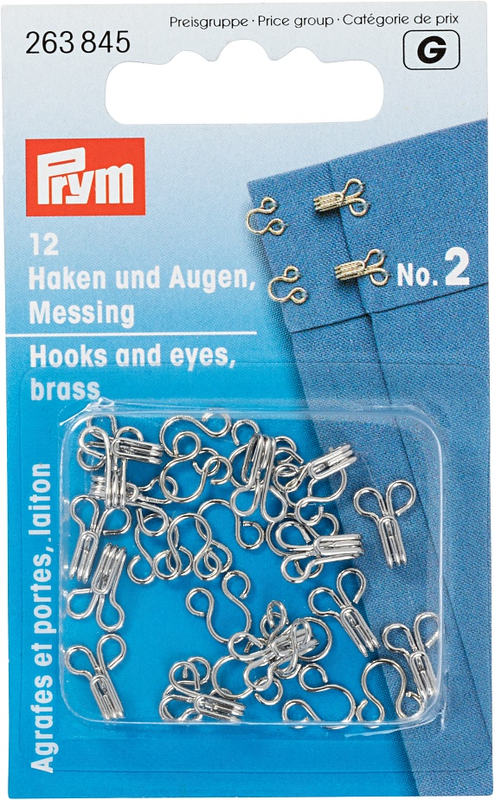 Hand® HE10 Dekorative Haken & Ösen – 4 Motive Auf Schwarzem Band, 2 M Für DIY & Kostüme