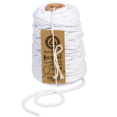 Halbach Kordel, weiss Knäuel 500 g, 80 m, 5 mm, 100%...