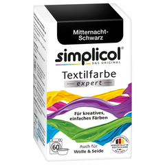 Simplicol, Textilfarbe expert, mitternachtschwarz 150 g