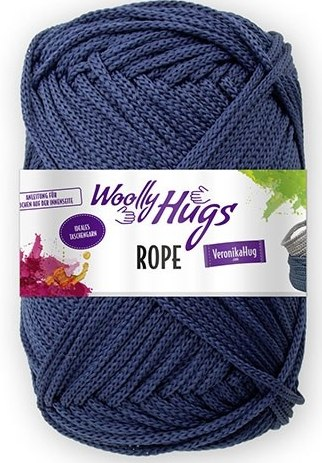 Woolly Hugs Rope, marine 200 g, 140 m, 100 % PES