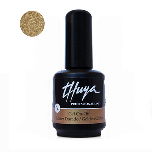 Thuya Gel-On-Off  Gold Glitter