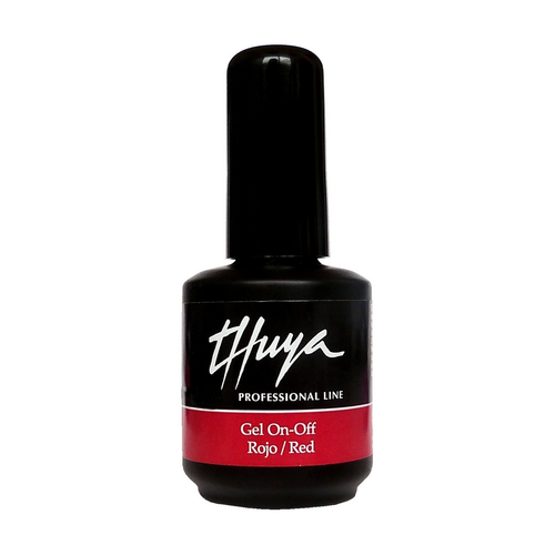 Thuya Gel-On-Off  Glitter Rojo