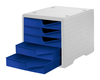 STYRO Styroswingbox 275-8430.352 blau/grau 5 Schubladen