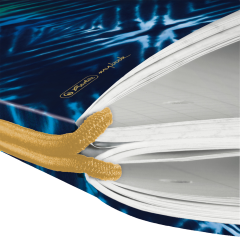 HERLITZ Notizheft A4, 80 g/m2 50044368 New Batik Fearless kar./lin.