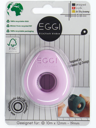 EGGI Klebefilmabroller 12-19mmx10m 22-04PR pastell rosa