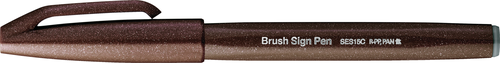 PENTEL Brush Sign Pen SES15C-E3X dunkelbraun