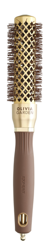 Olivia Garden Expert Blowout Shine Wavy Bristles Gold & Brown 25 mm