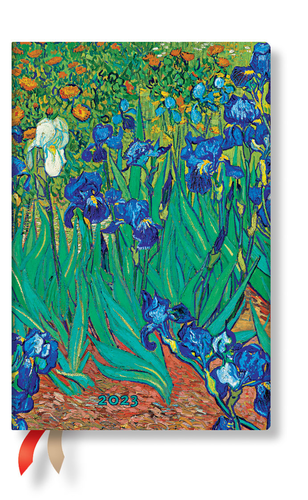 PAPERBLANKS Agenda Iris de Van Gogh 2024 DF0563-6 Mini, fr, HOR, 12M, 1W/2S