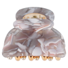PARSA Haarklammer gemustert, silber - beige