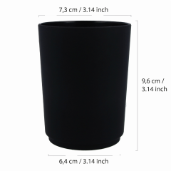 PARSA Flair Zahnputzbecher, schwarz