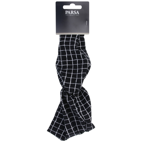 PARSA Haarband Turban Style, schwarz 3 Stk.