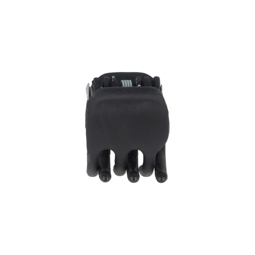 PARSA Mini Haarklammer aus Biokunststoff, schwarz 6 Stk.
