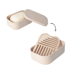PARSA Nature Love Seifendose mit Gitter Aus Weizenstroh