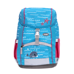 FUNKI Kinder-Rucksack türkis 6025.002 Funny Whale A4...