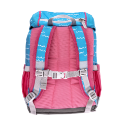 FUNKI Kinder-Rucksack türkis 6025.002 Funny Whale A4...