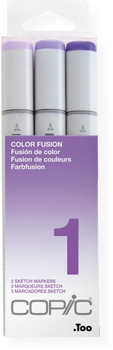 COPIC Marker Sketch 21075651 Set Color Fusion 1, 3 Stck
