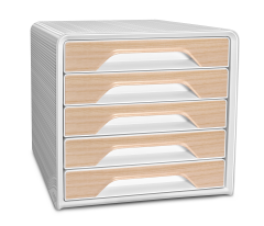 CEP Schubladenbox Smoove Silva 1071111021 5 Schubladen...