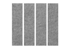 APOLLO Akustik-Wandpaneelen 100x25cm VAWP100/5 grau 4...
