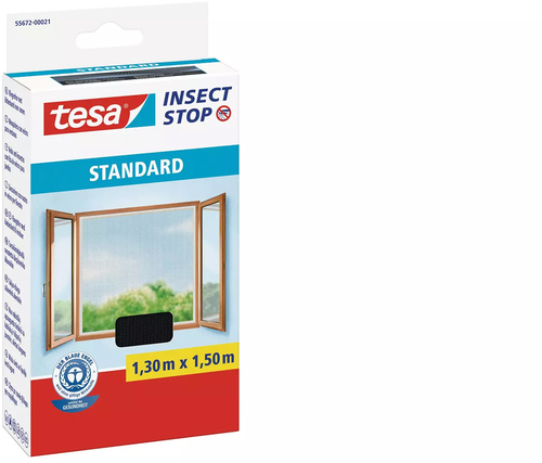 TESA Insect Stop STANDARD 1.3x1.5 m 55672 anthrazit 1 Stck