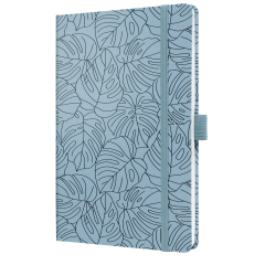 JOLIE Notizbuch A5 JN353 Blue Monstera, liniert 174 S.
