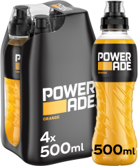 POWERADE Orange, Pet 129400000239 50 cl, 4 Stk.