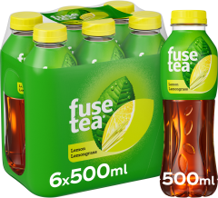 FUSE TEA Lemon Lemongrass, Pet 129400001230 50 cl, 6 Stk.
