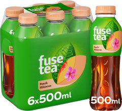 FUSE TEA Peach Hibiscus, Pet 129400001232 50 cl, 6 Stk.