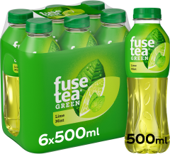 FUSE TEA Green Tea Lime & Mint, Pet 129400001599 50...