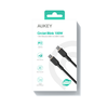 AUKEY Cable USB-C-to-C, Silicone CB-SCC102 1.8m, 100W,Black