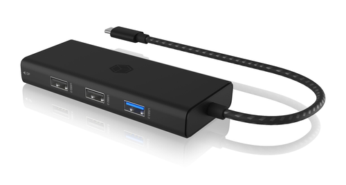 ICY BOX USB-C DockingStation IB-DK4011-CPD with integrated cable