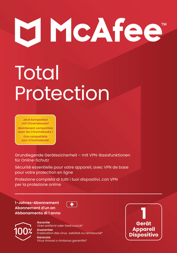 MCAFEE Total Protection MTP21MNR1RAAT 1 Device (Code in a box)