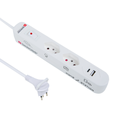 SKROSS Home Station USB-C Retail wht 69.21350 2x T13,1x...