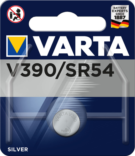 VARTA Knopfzelle 390101401 V390/SR54, 1 Stck