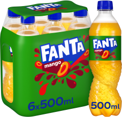 FANTA Mango, Pet 129400000663 50 cl, 6 Stk.