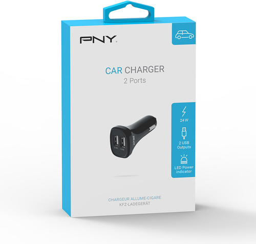 PNY Dual Car Chager PPDC2UFK01RB