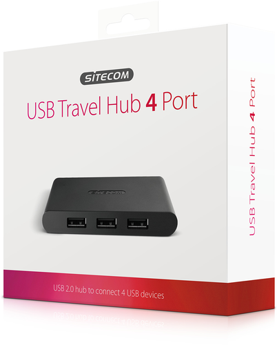 SITECOM USB 2.0 Travel Hub 4 Port CN-080